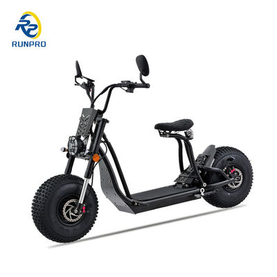 Περιπετειώδεις αναβάτες 3000W Off Road Ηλεκτρικό σκούτερ με παχιά ελαστικά 60V μπαταρία λιθίου