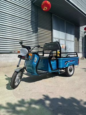 Προσαρμοσμένη Φάρμα 1200W Ηλεκτρική Τρικυκλική Μοτοσικλέτα με μπροστινό τύμπανο πίσω σύστημα πέδησης τύμπανου