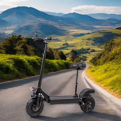 11 ιντσών μπροστινό και πίσω χωρίς σωλήνα Off-Road Unisex ηλεκτρικό σκούτερ 800W 1000W*2 60V18ah