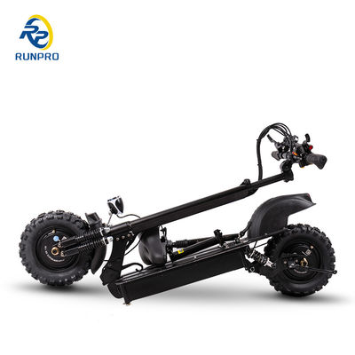 11 ιντσών μπροστινό και πίσω χωρίς σωλήνα Off-Road Unisex ηλεκτρικό σκούτερ 800W 1000W*2 60V18ah