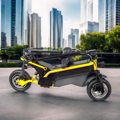 350W/500W Ηλεκτρονικό σκούτερ που αφαιρείται από μπαταρία με αναδιπλούμενο σχεδιασμό και μέγιστη εμβέλεια 35KM/45KM