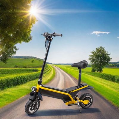 350W/500W Ηλεκτρονικό σκούτερ που αφαιρείται από μπαταρία με αναδιπλούμενο σχεδιασμό και μέγιστη εμβέλεια 35KM/45KM