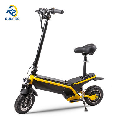350W/500W Ηλεκτρονικό σκούτερ που αφαιρείται από μπαταρία με αναδιπλούμενο σχεδιασμό και μέγιστη εμβέλεια 35KM/45KM