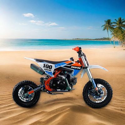 110cc 125CC 4 χρονοδιαδρομή χειροκίνητο παιδιά αγωνιστικό λάκκο βρώμικο ποδήλατο με 14/12 ατσάλινη περιφέρεια τροχούς ελαστικά
