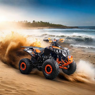 Μεταγωγική αλυσίδα 125CC ATV 4 τροχών με ισχυρό κινητήρα και πιστοποίηση CE