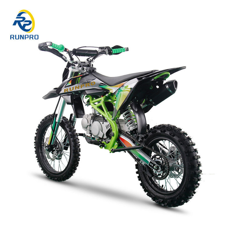 Μέγεθος ποδηλάτου 1750X710X1080MM Runpro Racing 125cc 140cc 17/14 Wheel Dirt Bike Μοτοσικλέτα