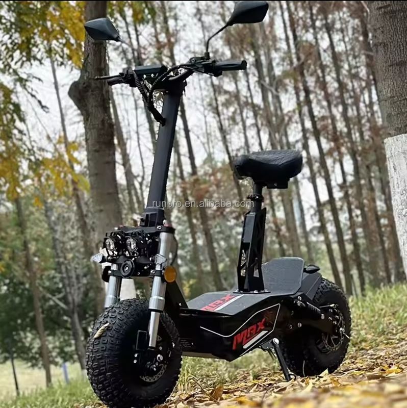 Έξω δρόμου 2000W 3000W Mobility Ηλεκτρικό σκούτερ COC EEC Brushless Motor 10inch Hub Motor Ηλεκτρικό σκούτερ Motor Bike με CE