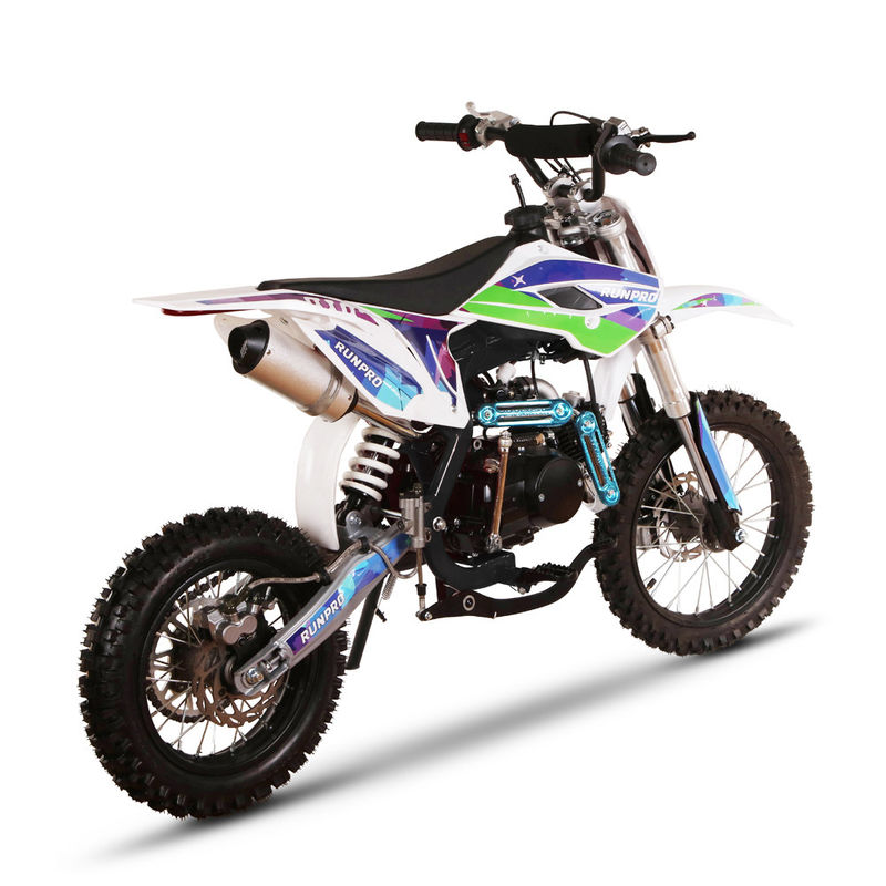 Έγκριση CE 110cc 125cc 4 Στροκ Kick Electric Start Dirt Bike Pitbike για ενήλικες Max. Ταχύτητα 61 80km/h 14/12inch Wheel