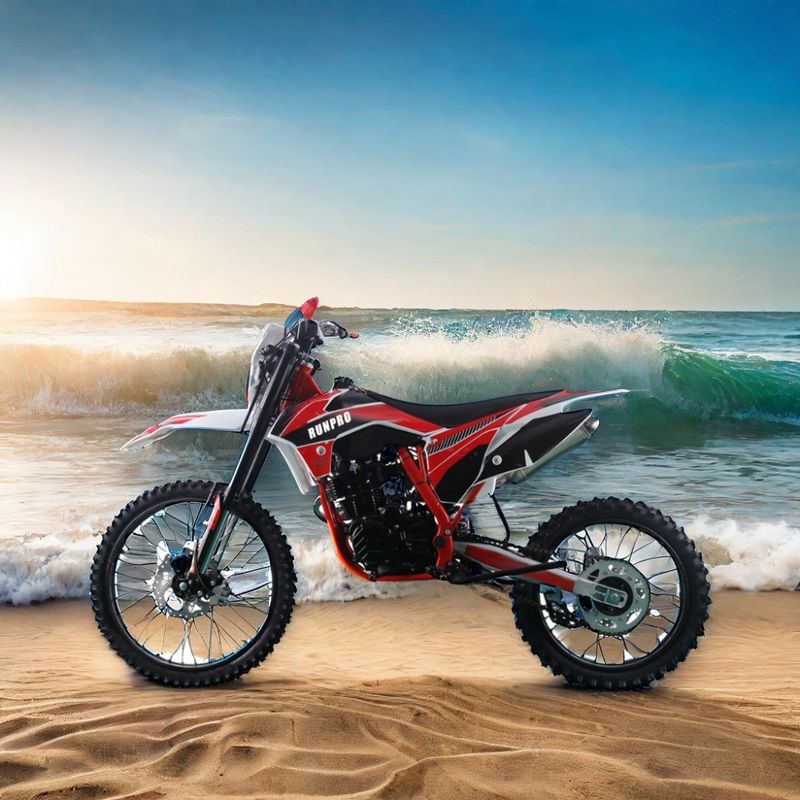 Υδραυλικό δίσκο φρένο 250cc Gas Dirt Bike για ενήλικες RUNPRO 4 χρονοβόρα 21'18' ελαστικό