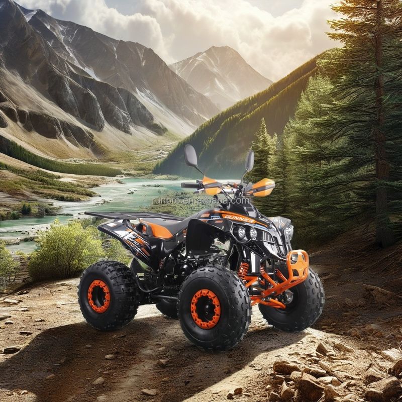 2024 Direct 125CC 2WD ATVs Αυτοματοποιημένη μετάδοση Άξονας οδήγησης 4-χρονο Quad Bike Καύσιμο φυσικού αερίου